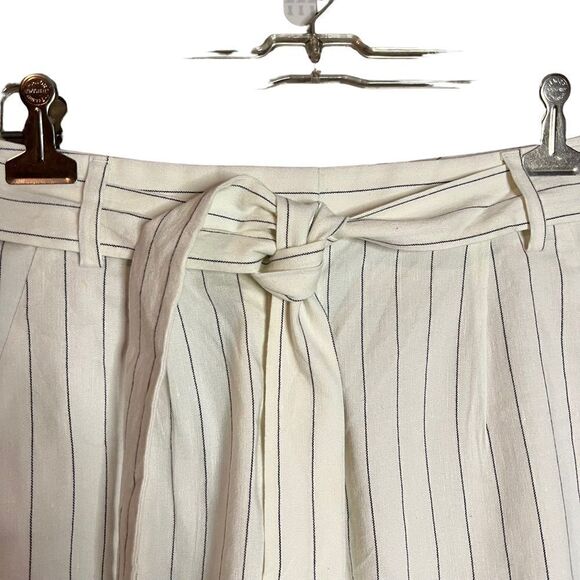 NWT! Loft striped linen blend shorts - Picture 5 of 7